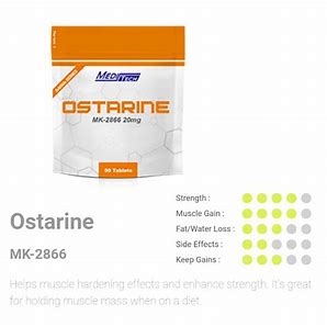 MK-2866 (Ostarine) SARMs 60 Capsules / 10mg